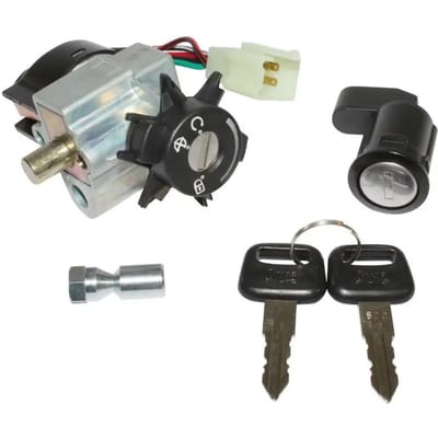 Sleutelschakelaar P2R Peugeot 125 Elyseo 1999>2001, Elystar 2002>2003, Peugeot 50 Elystar 2003>2005