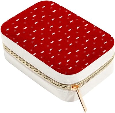 Sieraden Doos - Opberger Organizer - Veilig Opbergen - Compact Reisformaat - 2.2x6.1x4.1 inch - Meerkleurig