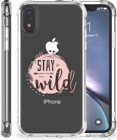 Apple iPhone Xr Stevig Bumper Hoesje Boho Stay Wild