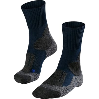 FALKE TK1 Cool anti-blaar dik lyocell functioneel materiaal wandelsokken heren blauw - maat 39-41