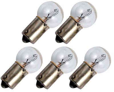 Signaallamp Ba9s 12V 2W - 166 mAh - 5 stuks - G15 Gloeilamp Ø15mm - 29mm - 2500K - Dimbaar