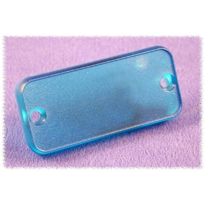 Hammond Electronics 1455CPLTBU-10 1455CPLTBU-10 End plate (l x b x h) 8 x 54 x 23 mm ABS Blauw (transparant) 10 stuk(s)