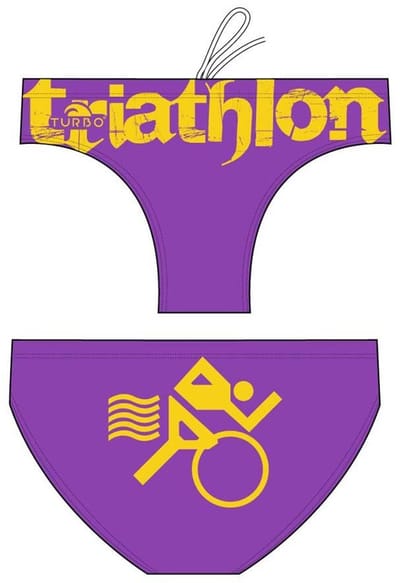 Turbo Triathlon Basic Zwemslip Paars M Man