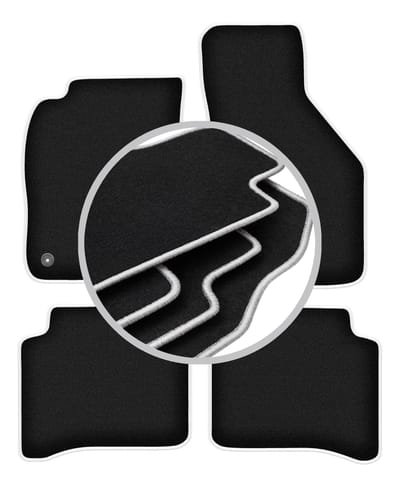 CARLUX-SILVER automatten voor: Mitsubishi Galant VIII stationwagen, sedan (1996-2007)