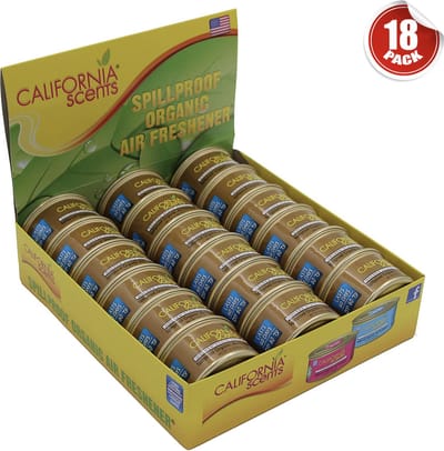 California Scents Organic - Air Freshener Golden State Delight - 18 stuks