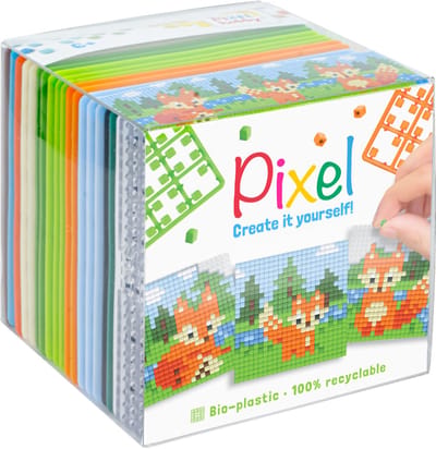 Pixelhobby kubus - vosjes