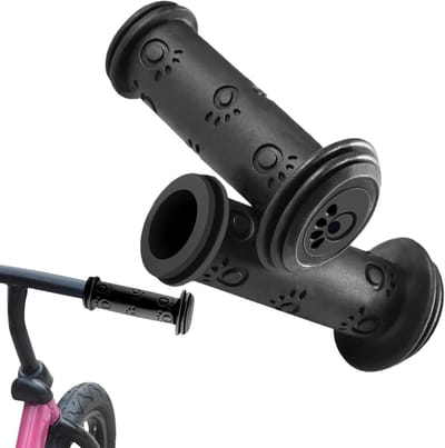 Fietsstuurgrepen - Comfortabele handgrepen - Veilig fietsen - Ergonomisch ontwerp - 10 cm lengte - Zwart