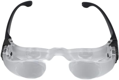 Dailygoods- Verrekijkerbril 4x Vergroting - Handsfree Operabril - Verstelbare Telescoopbril - Comfortneuskussentje - Gepolariseerd Clipfilter - Ergonomisch Ontwerp - Vissersbril