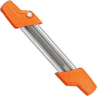 2 in 1 Easy File 4.0mm Kettingzaag Slijper Tool Mini Draagbare Houtbewerking Mes Ketting Slijp Tool Universele Ketting Slijper