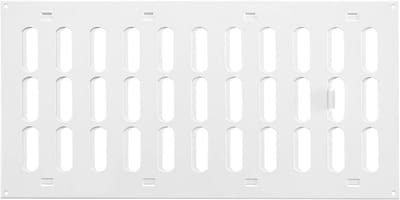Verstelbaar Schuifrooster 400x200 mm voor Ventilatie - Wit