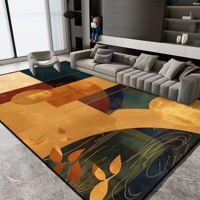 Europees Stijl Grote Woonkamer Kleden Huisdecoratie Luxe Slaapkamer Kort Velours Tapijt Wasbare Mat voor Vloer Lounge Kleed 100*200cm