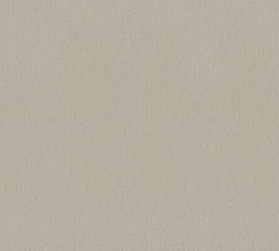 LINNENLOOK BEHANG | Basic Uni - Bruin - A.S. Création Pure Elegance