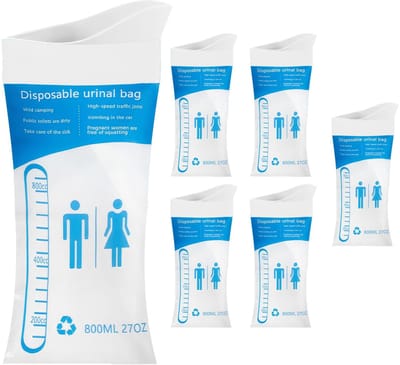 Dailygoods- Draagtas - Grote capaciteit 800 ml - Wegwerp urinezak
