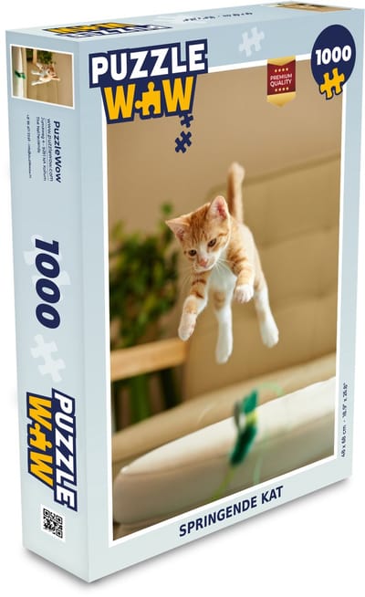 Puzzel Kat - Spring - Speelgoed - Legpuzzel - Puzzel 1000 stukjes volwassenen