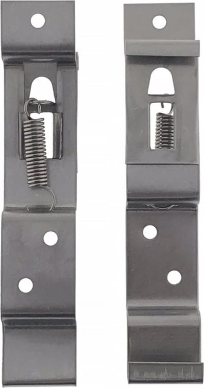 Finnacle - " Universele RVS Beugels & Klemmen voor Nummerplaat Houders - Set van 4"