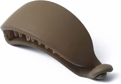 Emilie collection - haaraccessoire - haarklem - paardenstaart houder - mat bruin taupe