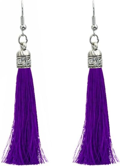 Fako Bijoux® - Oorbellen - Kwast Romania - Paars