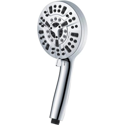 Hogedruk 10-standen Handdouchekop RVS Anti-verstopping Nozzles Ingebouwde Power Wash Spray voor Tegel- & Huisdierenreiniging