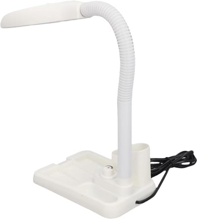 SnelShoppen - Vergrootglas met Verstelbare Gooseneck - Handsfree Desktop Vergrootglas 5x 10x Met 36 LED Lampjes - Voor Nauwkeurig Lezen, Werk, Naaien,