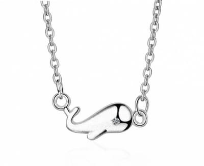 Ketting Dolfijntje Zilver 40 cm