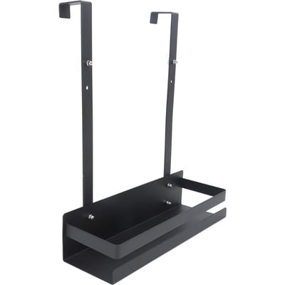 Organisateur Suspendu de Salle de Bain Noir Gain de Place Fer Imperméable Multifonctionnel Rangement Suspendu pour Douche pour le Bain