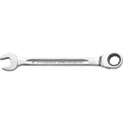 Stahlwille 41172121 17 21 GEWINKELT Steek-ringratelsleutel Sleutelbreedte (metrisch) 21 mm