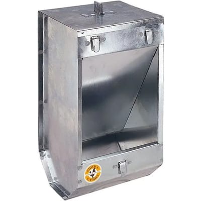 Metalen konijnenvoerbak 1 compartiment Chick'A