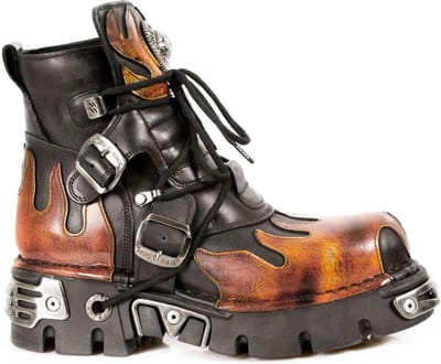 New Rock Laarzen -37 Shoes- M-288-S1 Zwart/Zwart