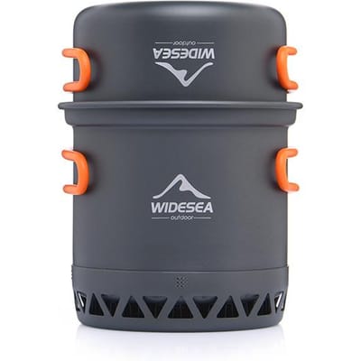 Widesea Camping 1.3L 2.3L Kookgerei Outdoor Kookset Warmte Fornuis Reizen Servies Pot Ketel Toeristische Keuken Gebruiksvoorwerp Apparatuur