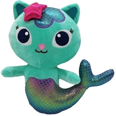 Nieuwste 8 Stijlen Gabby's Poppenhuis Knuffel Mercat Cartoon Knuffeldieren Zeemeermin Kat Knuffelpop Kinderen Verjaardag Kerstcadeaus
