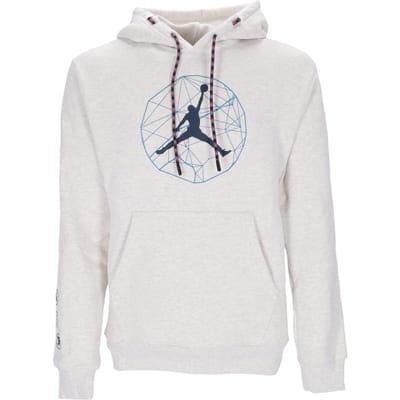 Essential Mountainside herenhoodie met grafische capuchon Oatmeal Heather