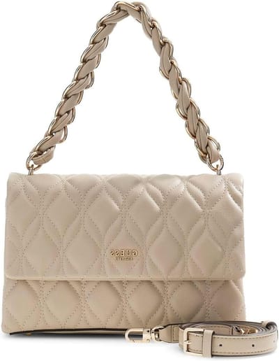 Schoudertas Dames - Crossbody Tas - Dagelijks Gebruik - Afneembare Handtas - 26 x 16 x 9 cm - Taupe