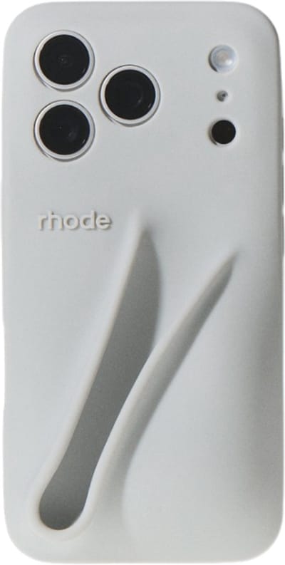 Rhode Lipcase voor iPhone 17 PRO – Bubble Case – Grijs