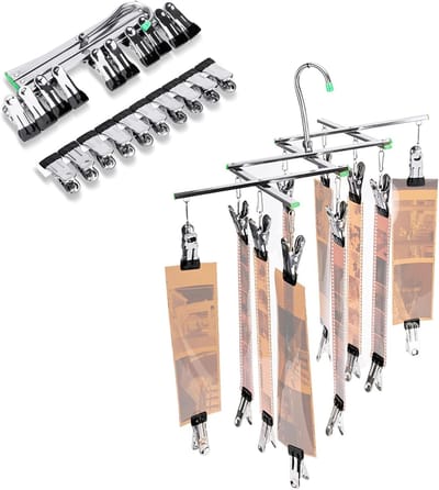 35mm 120 Negatief Film Droogrek met 10 Clips, RVS Vouwbare Hanger voor Fotografie en Ontwikkeling van Films