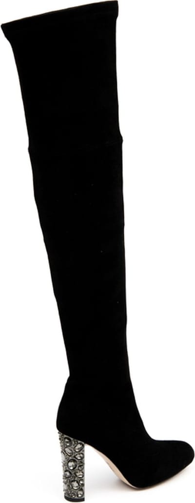Zerba - Dames Laarzen - Maat 39 - Zwart - Nubuck Leer - Spazzate