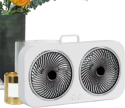 VHV - Campingventilator - campingventilator met lamp - USB oplaadbaar, stil - voor camping, tent, caravan