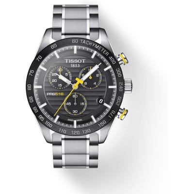 Tissot Roestvrij Staal zwart Wijzerplaat Heren Modehorloge T100.417.11.051.00 zwart