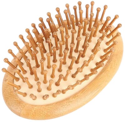 Allecto - Houten Massagekam - Ergonomische Hoofdhuidverzorging - Geschikt voor Alle Haartypes - Haarverzorging - Ontspannend - Verbeter bloedcircul...