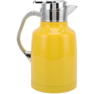 304 Roestvrij Staal Thermische Theepot Geïsoleerde Koffiepot Hotel Restaurant Welkomstpot Zilver L(for 6.5-9kg) geel