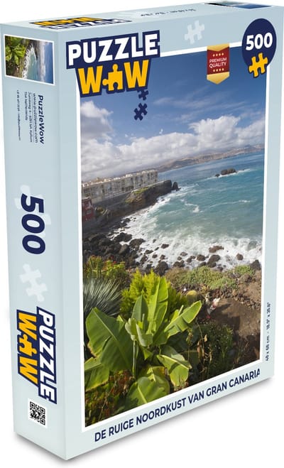 Puzzel De ruige noordkust van Gran Canaria - Legpuzzel - Puzzel 500 stukjes