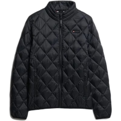 Superdry - Fuji Lite jas met ruitvormige wattering - Heren - Gewatteerde jassen