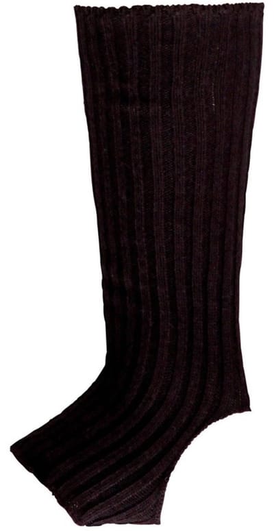 Papillon enkelwarmers zwart, PA7071, One Size