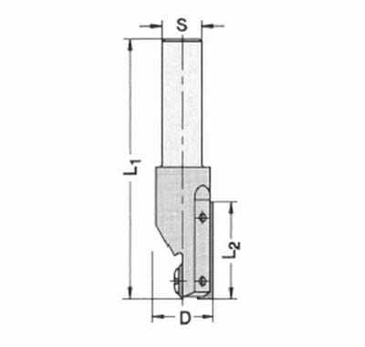 JSO-TRASCO keermesfrees 18mm - hardmetaal