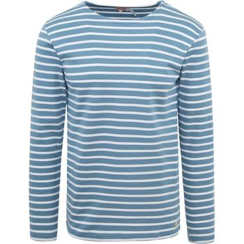 Armor-Lux Houat Trui Strepen Blauw - Maat XXL - Heren