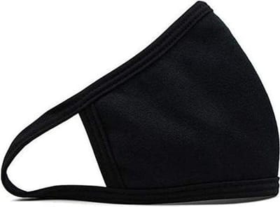 Mondkapje - Wasbaar masker - Hygiënisch Werken - Stof - One size - Zwart