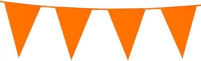 Vlaggenlijn oranje 10 m - .
