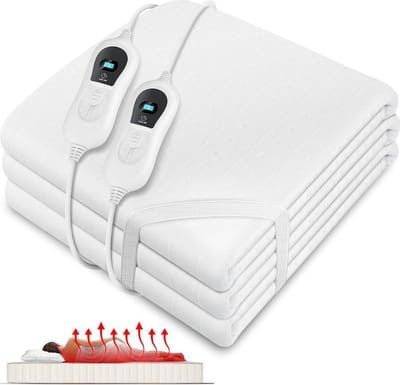VELTRR® Elektrische Onderdeken 2 Persoons - Warmtedeken Elektrisch - Extra Zacht