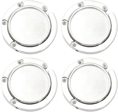 EXCITAT 4 stuks Handtashaken - Opvouwbaar - Metalen tassenhaken - Antislip - Geschikt voor bureaus of bureaus - Hang handtassen en kleine spullen op