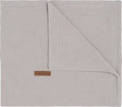 Baby's Only Ledikantdeken - Baby deken Breeze - Dekentje voor jongens en meisjes - 0.6 TOG - 100x135 cm - Urban Taupe - 100% katoen