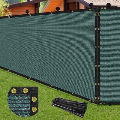 Privacyscherm Hek - Schaduwdoek Gaas - Tuin Afschermen - 90% Privacyblokkering - 1.83 x 15.24 Meter - Groen